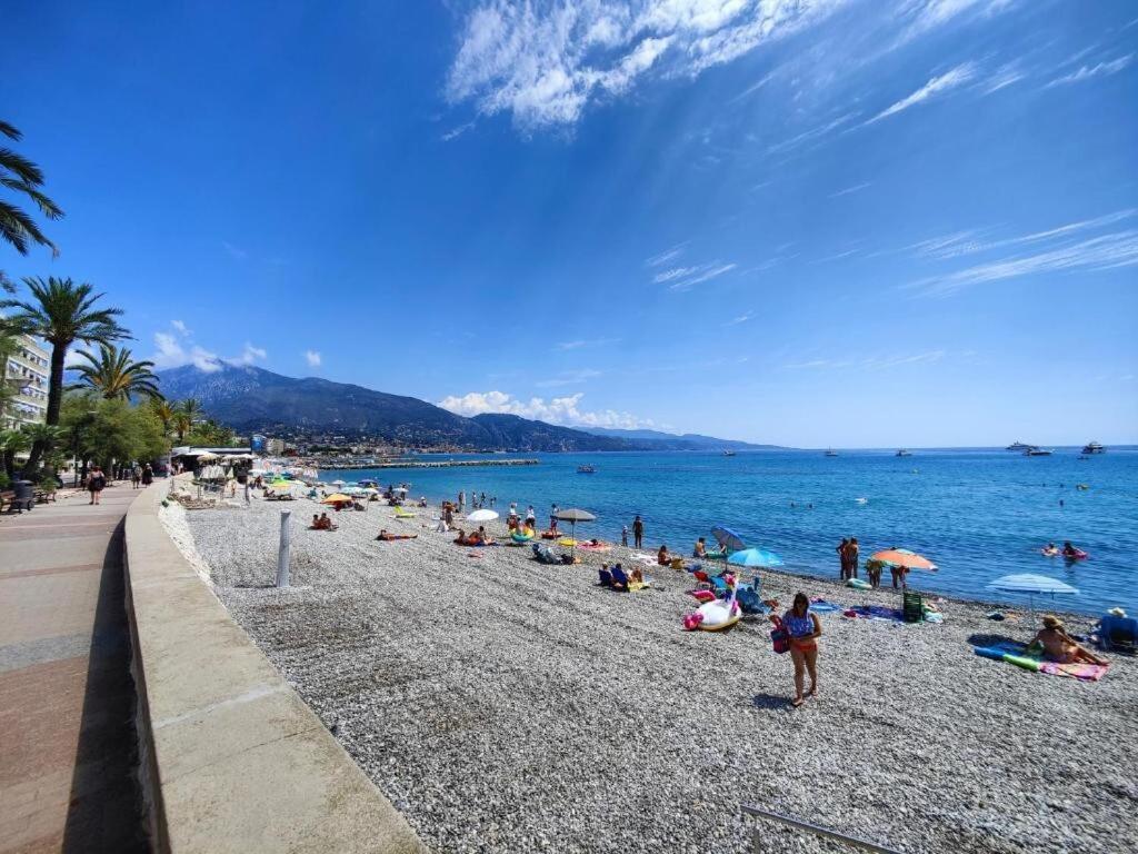 Ferienwohnung Le Coq Bleu D'Azur - Piscine - Parking! Menton Exterior foto