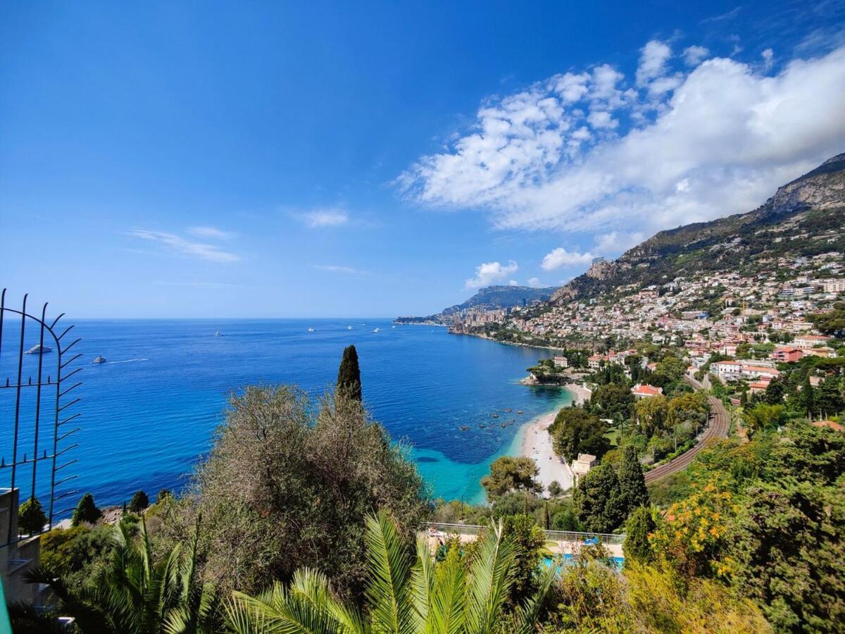 Ferienwohnung Le Coq Bleu D'Azur - Piscine - Parking! Menton Exterior foto